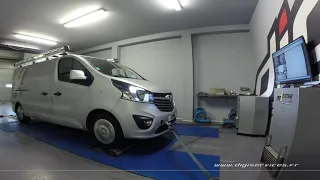 Opel Vivaro 1.6 cdti 145cv Reprogrammation Moteur @ 172cv Digiservices Paris 77 Dyno