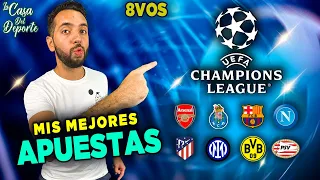 PRONÓSTICOS CHAMPIONS LEAGUE ⚽️🏆 | OCTAVOS DE FINAL | APUESTAS DEPORTIVAS | FUTBOL EUROPEO