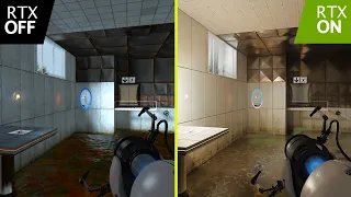 Portal RTX vs Original - PC RTX 3080 Graphics Comparison | Gameplay 1:1 Comparison