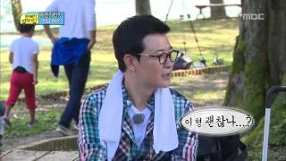 아빠의 열정적인 코치에 금세 자전거를 배운 준이, #08, 일밤 20131020