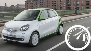 smart forfour electric drive (81 HP) acceleration: 0-100 km/h, 0-120 km/h :: 1001cars