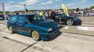 1300HP Don Octane VW Golf 2 Rallye R30 Turbo 0-315 KM/H Accelerations