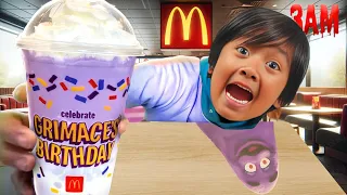 Ryan's World try Grimace Shake Challenge in Real Life! Tag with Ryan New Update