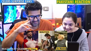 Pakistani Couple Reacts To 5 Famous Indian Celebrities who Surprise their Fans in Hindi