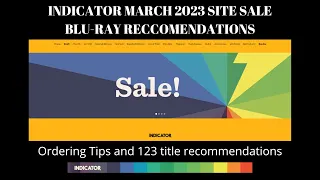 Indicator March 2023 Website Sale Blu-ray Recommendations