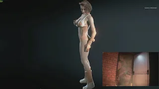 Resident Evil 3 Remake Jill Fluffy Bear Bikini Outfit Custome MOD Scene PC