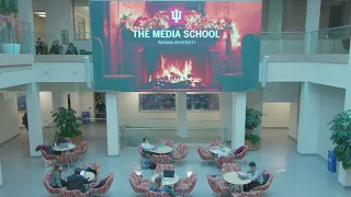 Indiana University: Hoosier Holiday Franklin Hall Yule Log 4Hour