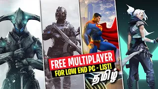 Top 12 Free Low End PC/Lap Online Games - List in Tamil