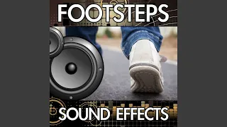 Footsteps Walking Wooden Stairs Down Slow (Upper End Perspective) (Sound Effect)