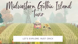 Midwestern Gothic Island Tour! | Animal Crossing New Horizons