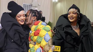 2021 Met Gala: Rihanna and A$AP Rocky Make Red Carpet Debut as a COUPLE (Exclusive)