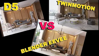 D5 Vs Twinmotion Vs Blender Eevee