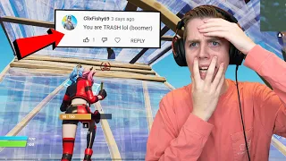 Reacting To My BIGGEST HATERS Fortnite Montages... (TOXIC)