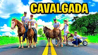 CAVALGADA na RODOVIA