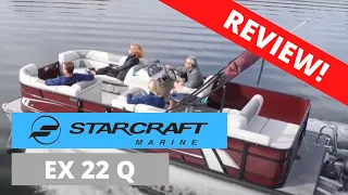 We tested the Starcraft EX 22 Q! Why is this pontoon boat so special? | PontoonTV
