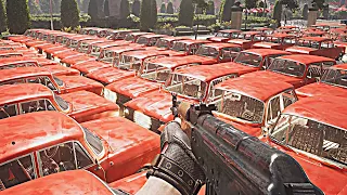 50 + Moskvich Cars Explosion - Atomic Heart