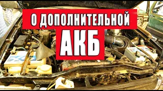 Об установке дополнительного аккумулятора.