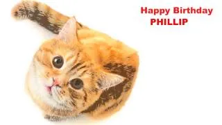 Phillip  Cats Gatos - Happy Birthday