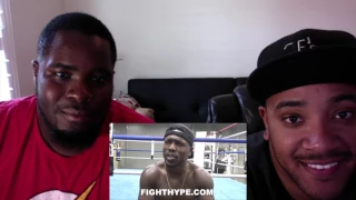 ANDRE BERTO DESCRIBES WHAT FIGHTING FLOYD MAYWEATHER IS LIKE. Reaction