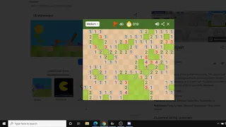 12s Google Minesweeper Medium (former WR on speedrun.com)