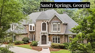 MANSION in Sandy Springs, Georgia - Atlanta Homes For Sale - Atlanta Luxury Homes - Buckhead Homes