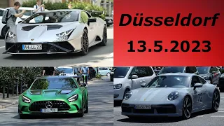 Carspotting Highlights Düsseldorf 13.5.2023!(GT-BlackSeries, STO, 992 Sport Classic, 812, F8...)