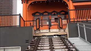 Riding Angel's Flight Full Ride, Downtown Los Angeles CA