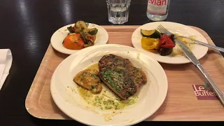 Restaurant of Department store in Leipzig Germany