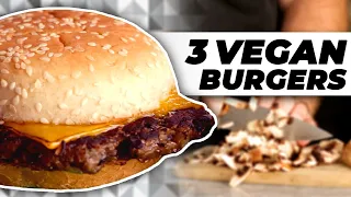 3 Vegan Burgers Like You’ve NEVER seen