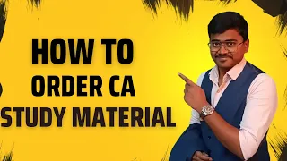 How to order CA books from ICAI (🚨latest process🚨) for CA Foundation, CA Inter & CA Final