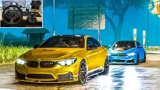 Night Drive BMW M4 Competition Convoy | The Crew Motorfest | Logitech G29 #bmw