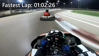 Clean Overtakes In Intense Kart Race (Al Forsan)