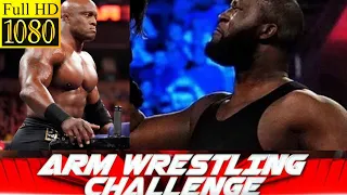 bobby lashley vs omos arm wrestling 😱😱😱😱😱 Bobby Lashley challenge to Omos 😡😡😡😡😡￼