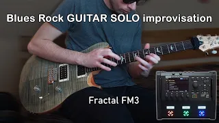 Blues Rock GUITAR SOLO improvisation - Fractal FM3 - Free Preset