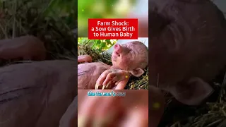 Farmers pig gave birth to this human baby!