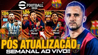 🚨🔥 PÓS ATUALIZAÇÃO SEMANAL AO VIVO | JOGATINA NA LIGA EFOOTBALL E EVENTOS | EFOOTBALL 2024