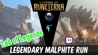 Malphite Guide for Legendary Difficulty! Lab of Legends | Legends of Runeterra LoR