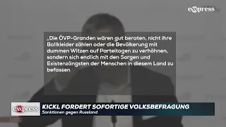 PÖ-Boss Kickl fordert sofortige Volksbefragung