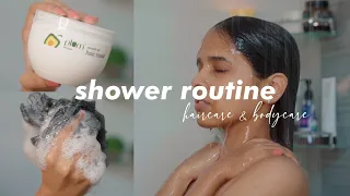 Sunday shower routine - haircare & bodycare