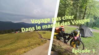 Voyage à vélo pas cher dans le massif des Vosges.