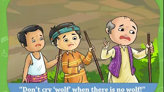 The  Boy Who Cried Wolf | Senior KG Stories for Children I Animated I Little Mee Stories