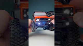 Installing the light to TRX4m by TRAXXAS RC Land Rover Defender 1/18 scale #rc #rccar #traxxas