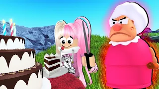 NENEK NI BAGI EYRA MAKAN KEK BERACUN"?!! [ GRANDMA VISIT STORY ] ROBLOX MALAYSIA