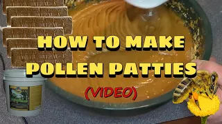 HOW TO MAKE POLLEN PATTIES