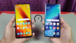 Poco X3 NFC (6GB) vs Xiaomi MI Note 10 Lite (8GB) - Speed Test!