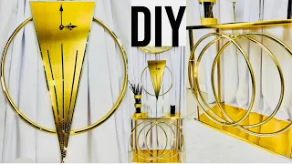 Unbelievable￼ DIY Entryway Table & Wall Clock | Using Hula Hoops | Home Decor On a Budget 2022