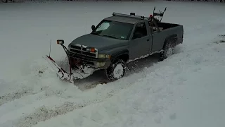 Snow plowing