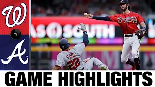 Nationals vs. Braves Game Highlights (7/8/22) | MLB Highlights