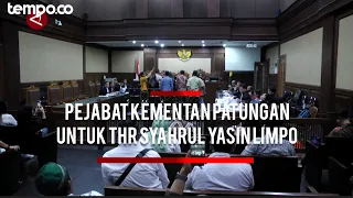 Fakta Baru Terungkap, Pejabat Kementan Patungan untuk THR Syahrul Yasin Limpo