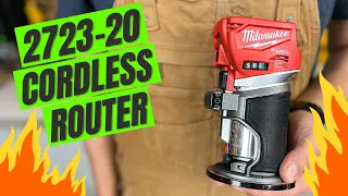 Quick, detailed review: Milwaukee Cordless Compact Router